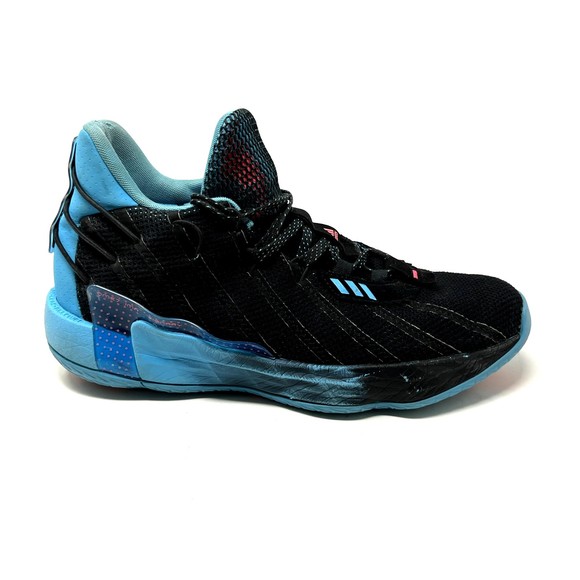 Adidas Mens Dame 7 Ima Visionary Black Blue Pink Basketball Shoes Size 11 G57902